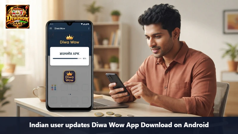 Indian user updates Diwa Wow App Download on Android